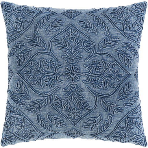 Savanna Pillow Cover, 18" x 18", Blue - Image 0