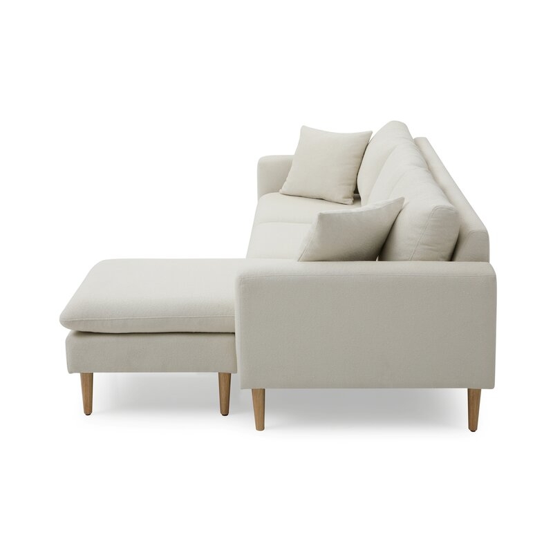 Aristes 87" Wide Reversible Modular Sofa & Chaise - Image 1