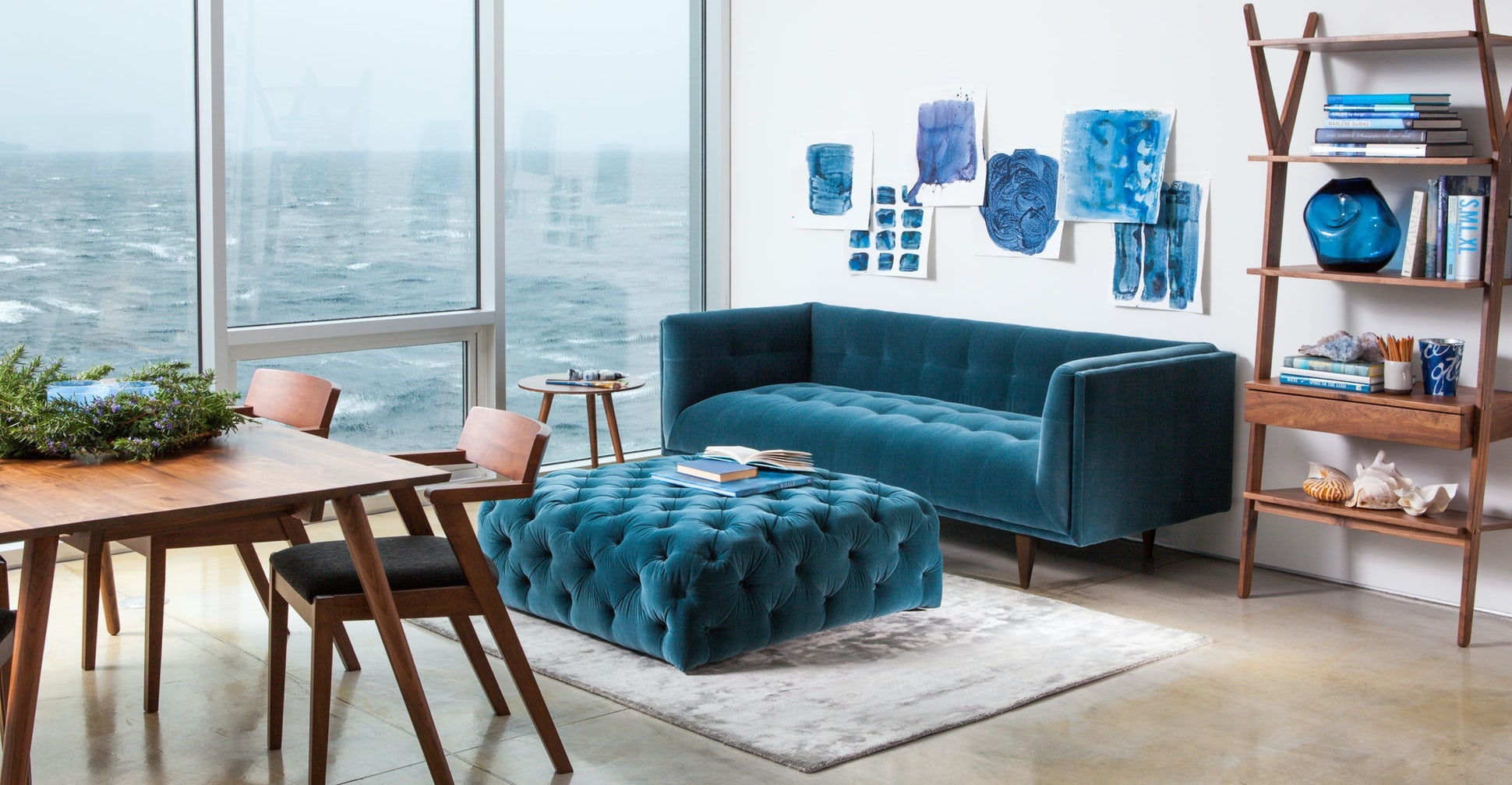 Cirrus- Pacific Blue Sofa - Image 1
