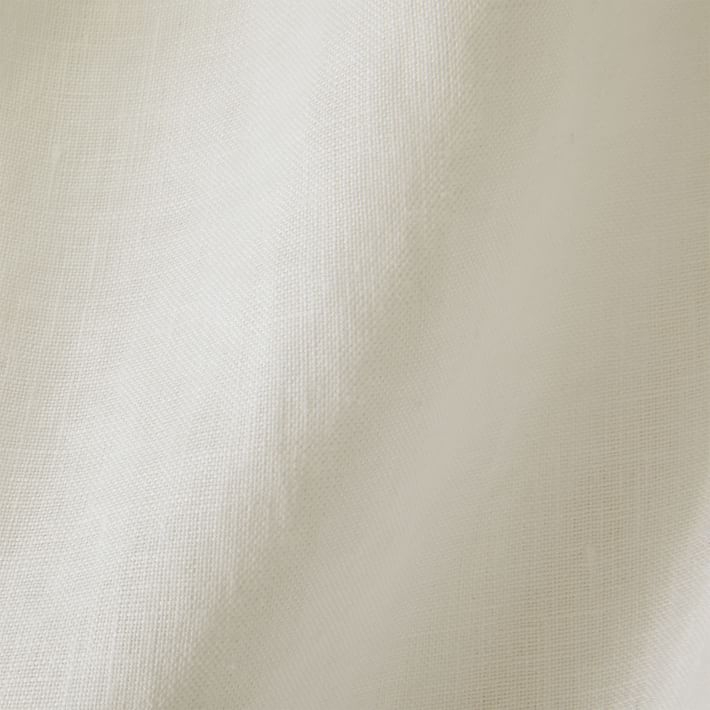 Belgian Linen Curtain, Natural, 48"x96" unlined -individual - Image 1