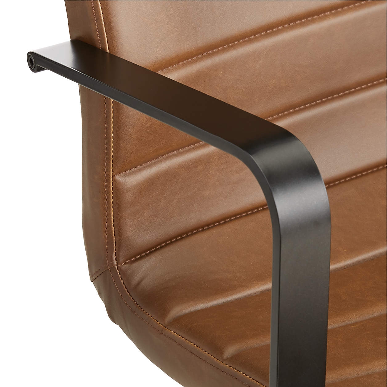 Graham Brown Leather Desk Chair - Image 2