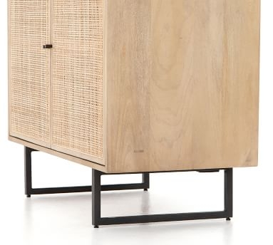 Dolores Cane Cabinet Buffet, Natural - Image 3