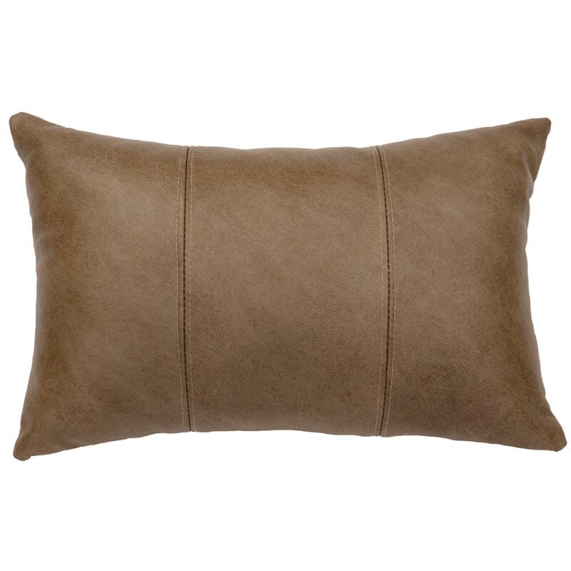 Robstown Leather Lumbar Pillow - Image 0