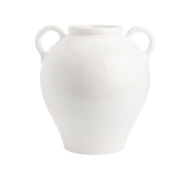 Salton Vase, White - Large Double Handle - Image 2
