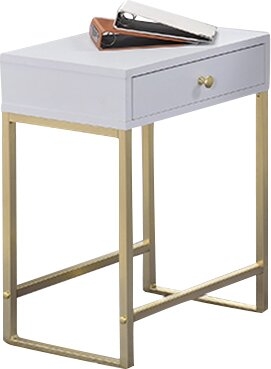 Dayne Sled End Table with Storage - Image 3