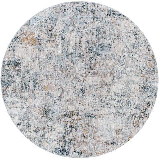 Laila Gray Indoor 7'10" x 7'10" Machine Woven Rug - Image 0