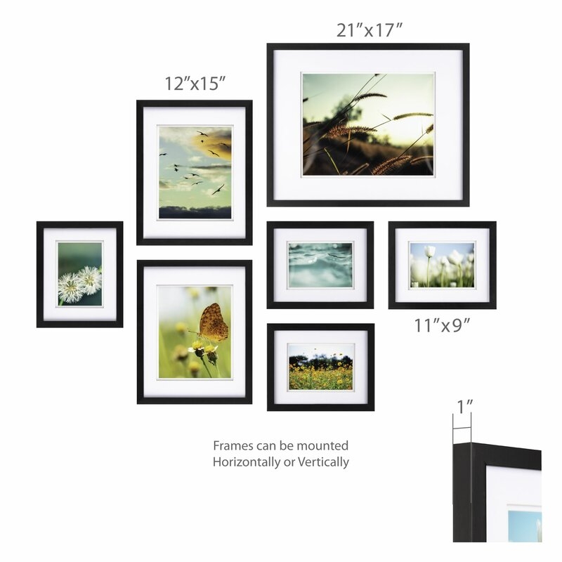 7 Piece Goin Build a Gallery Wall Picture Frame Set by Brayden Studio® - Image 2