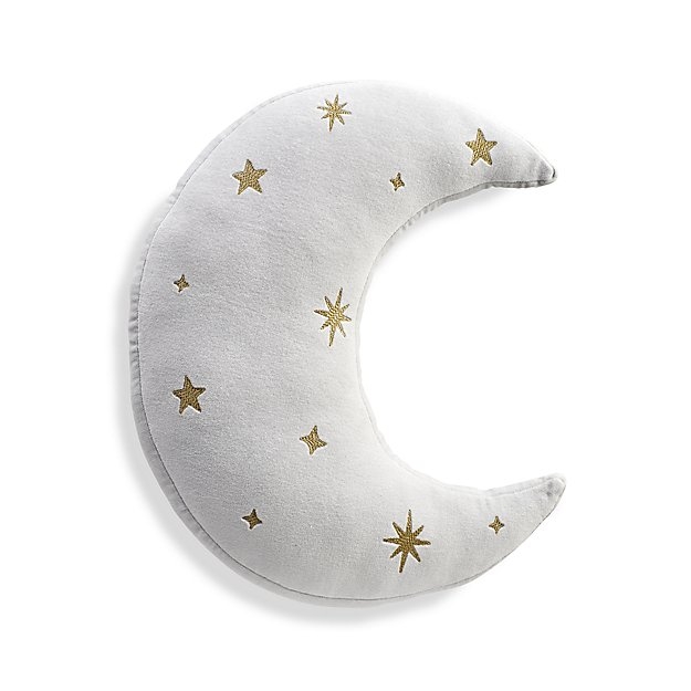 Crescent Moon Throw Pillow - Image 0