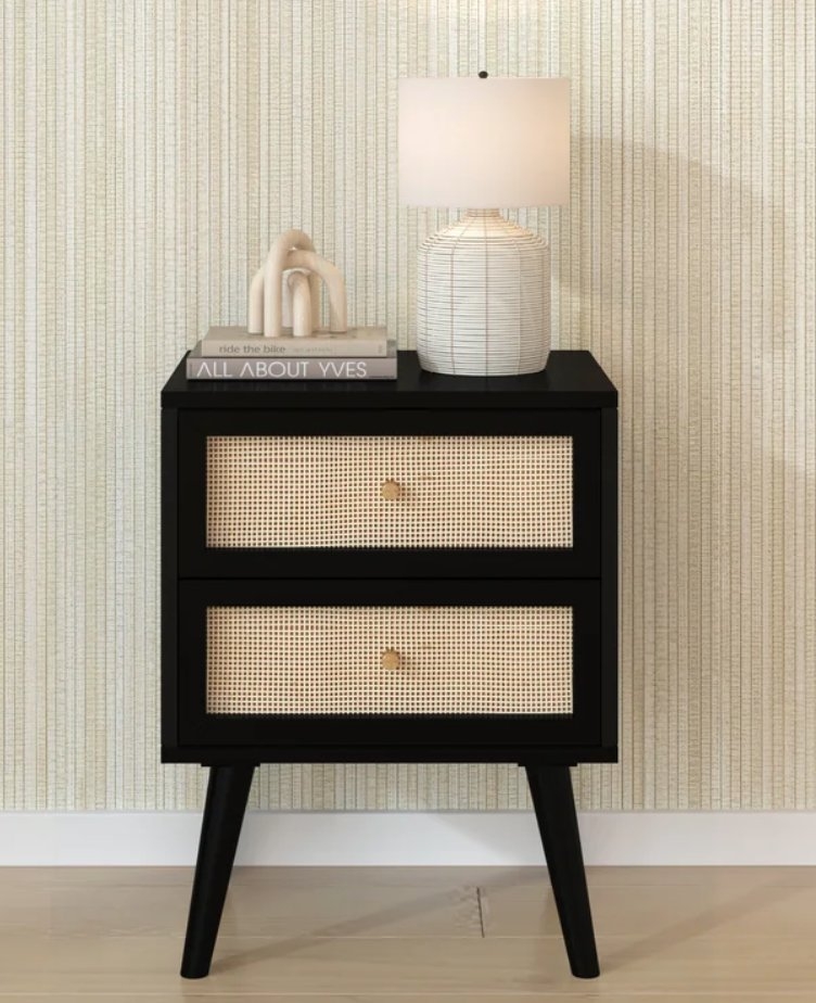 Remick 2 - Drawer Solid Wood Nightstand - Image 3