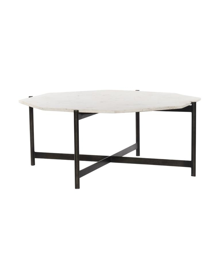 Amos Coffee Table, Hammered Gray - Image 2