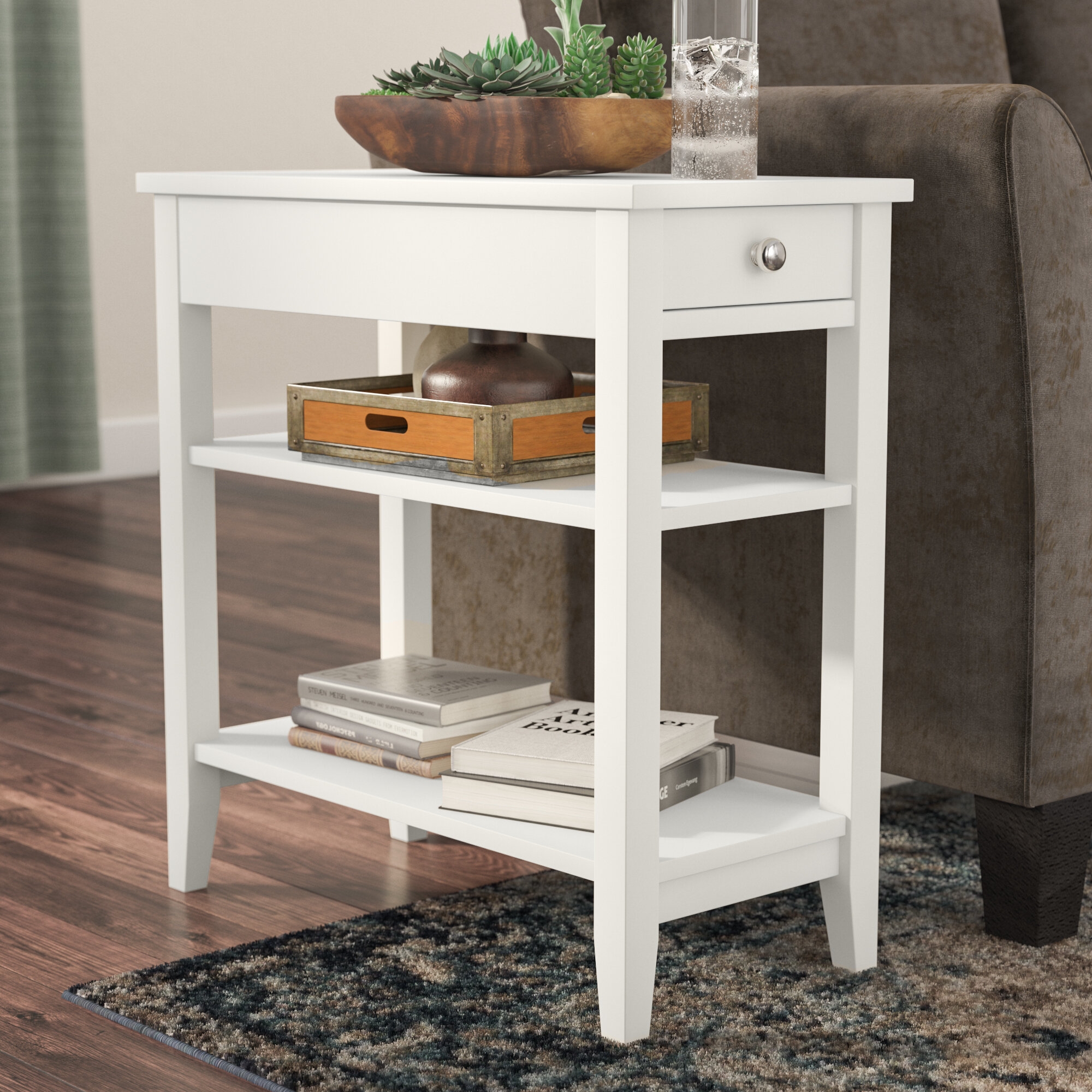 Inman End Table With Storage  - Image 2