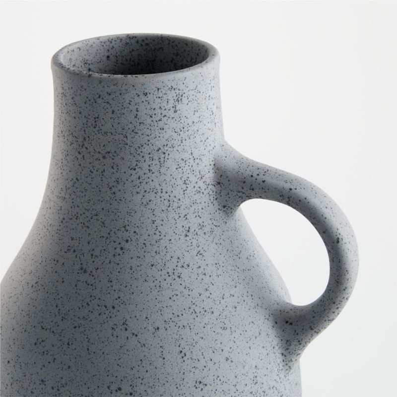 Tavio Cream Bottle Vase with Handle - Image 3