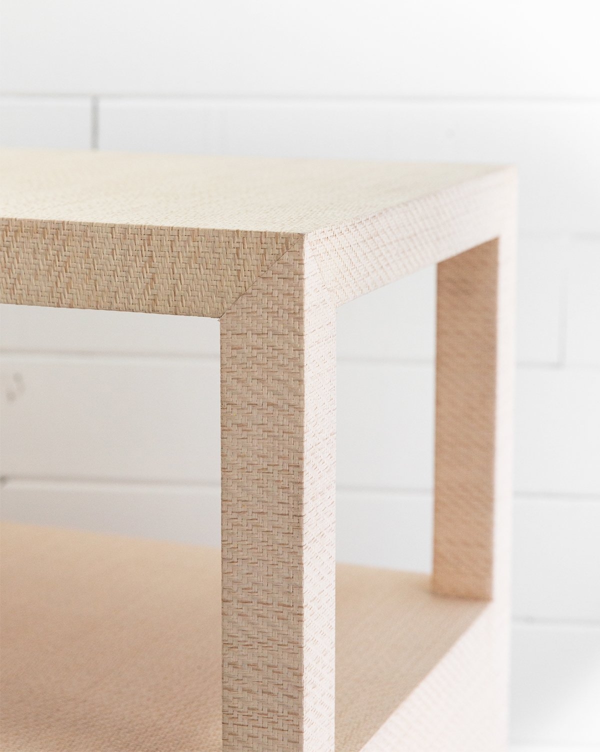 LOUISE NIGHTSTAND, NATURAL & WHITE - Image 3