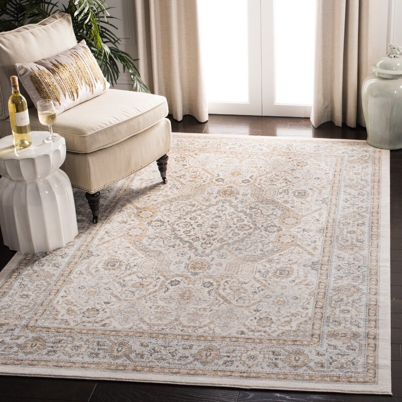 Gaige Oriental Beige Area Rug - Image 0