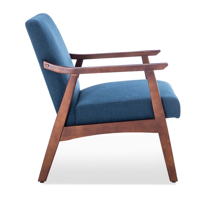 Dallin Arm Chair_ Navy Blue - Image 2