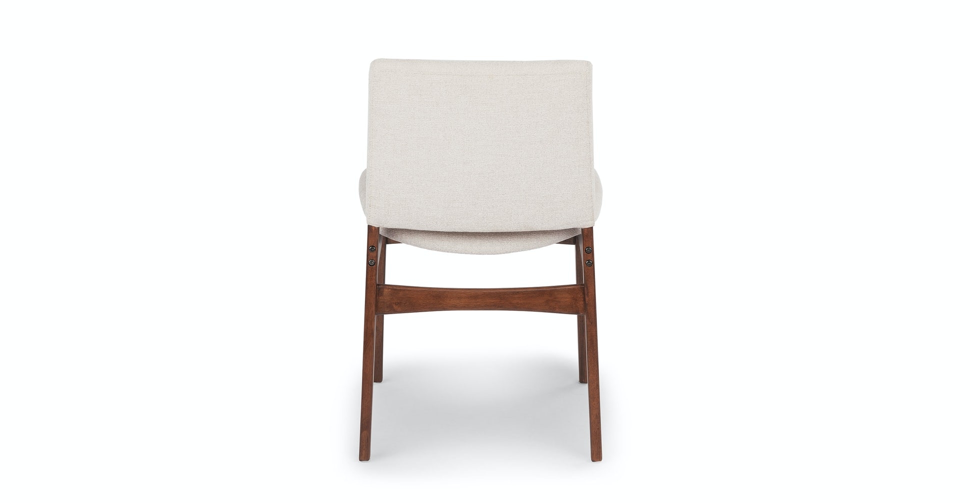 Nosh Chalk Gray Walnut Dining Chair - Image 2