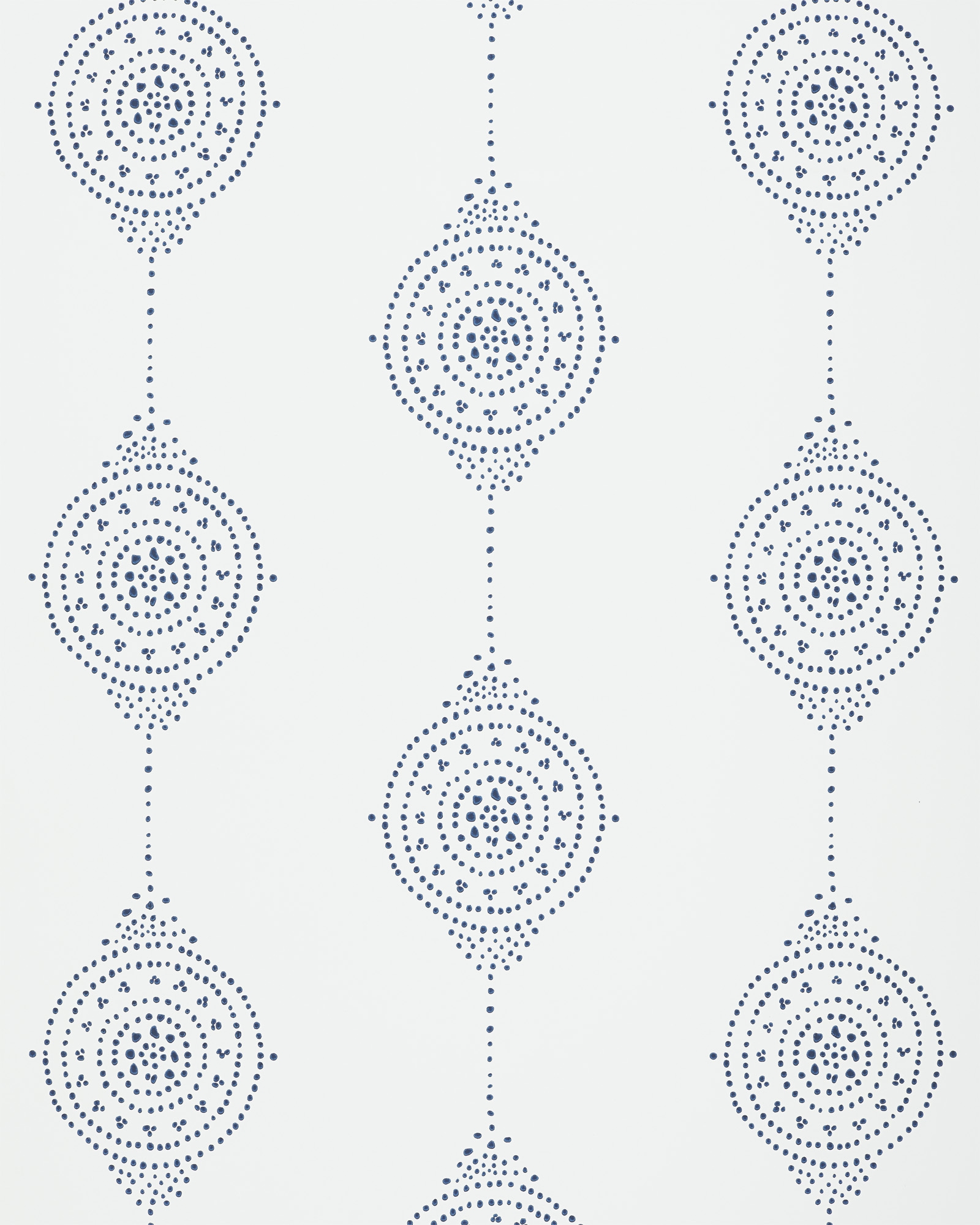 Luna Stripe Wallpaper - Navy - Image 1