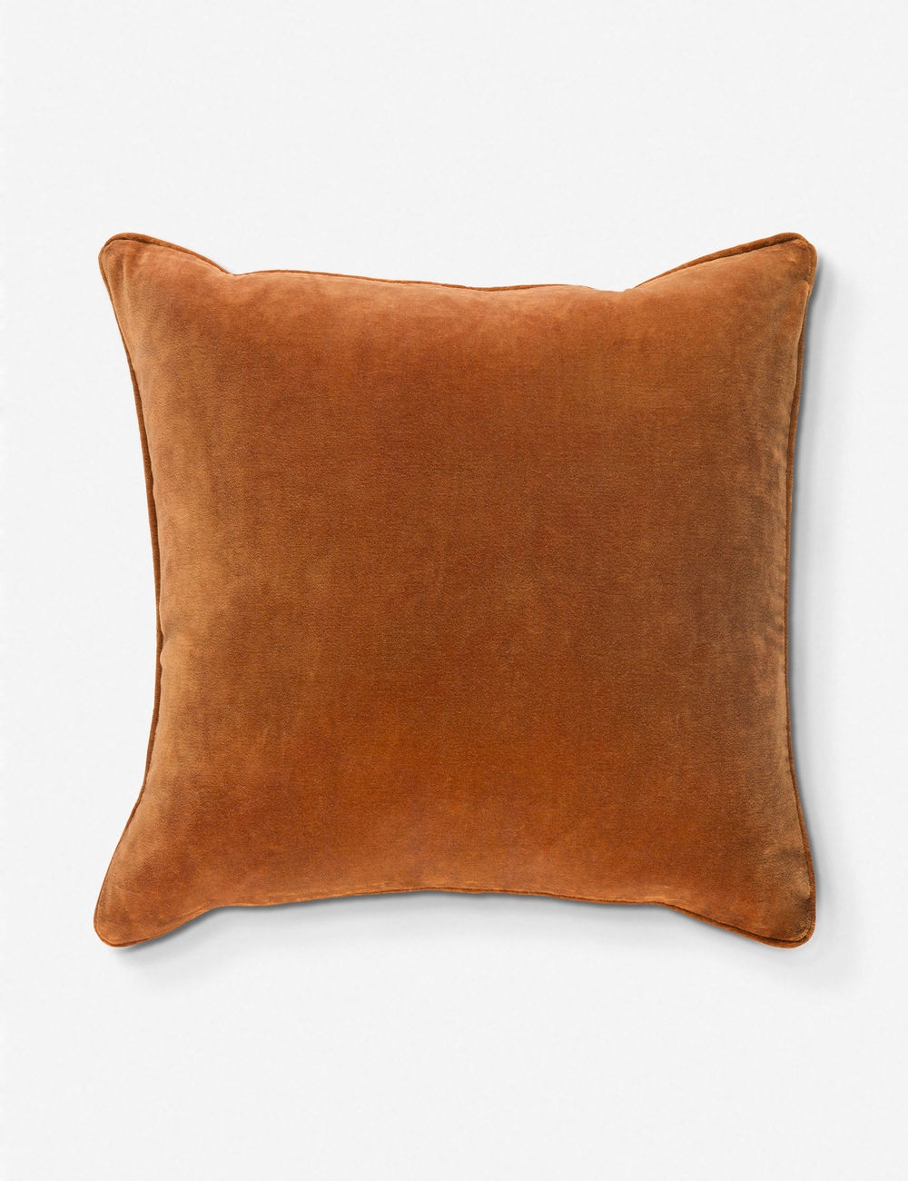 LIAM PILLOW, RUST With Polyester Insert - Image 0