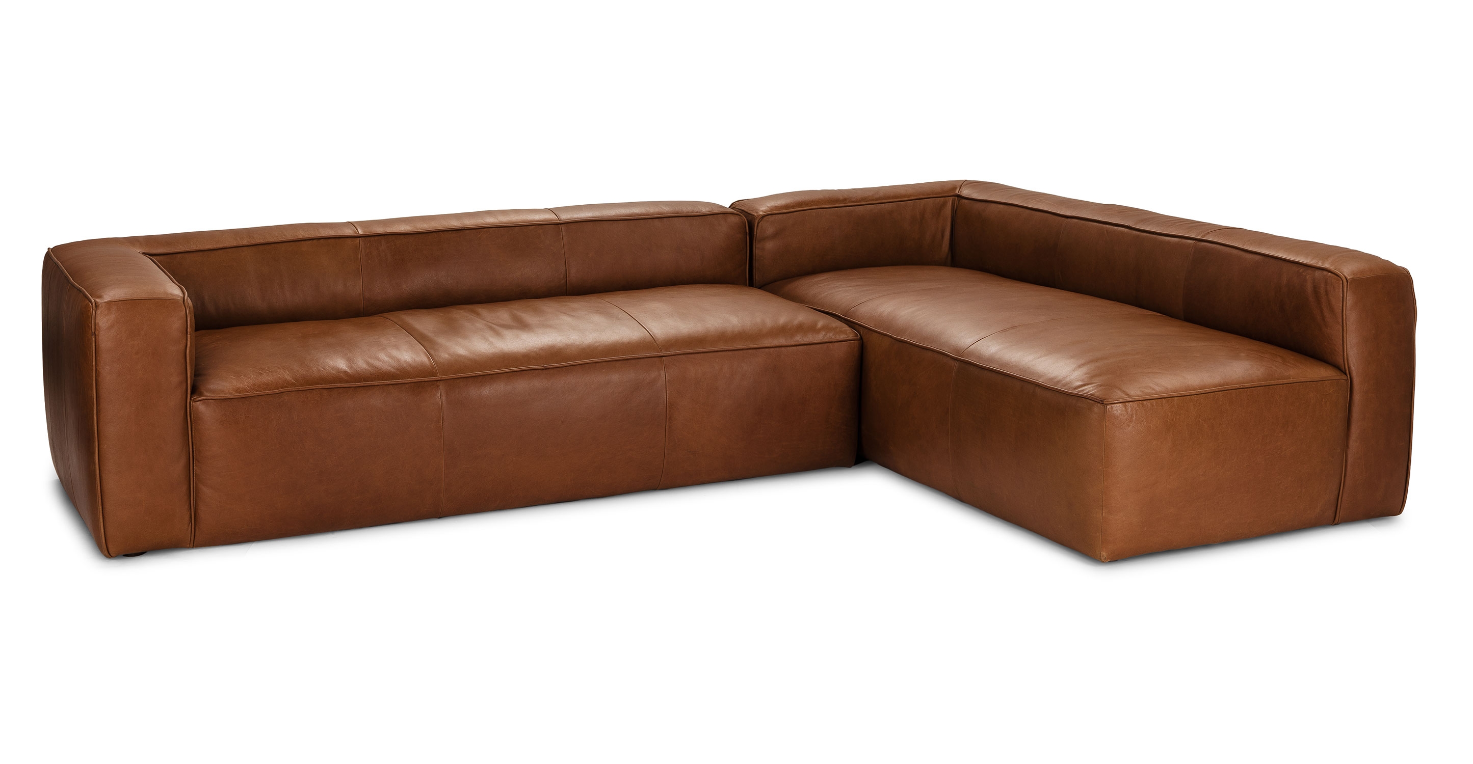 Mello Taos Brown Right Arm Corner Sectional - Image 1