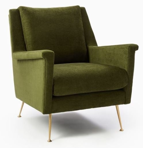 Carlo Mid-Century Chair - Metal Legs - Image 0