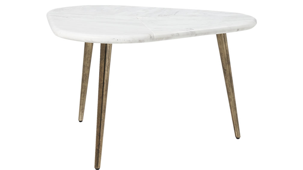 intertwine triangle marble coffee table - Image 2