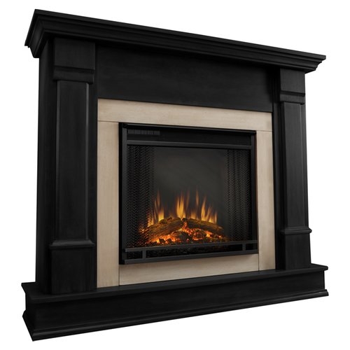 Silverton Electric Fireplace in Black - Image 0