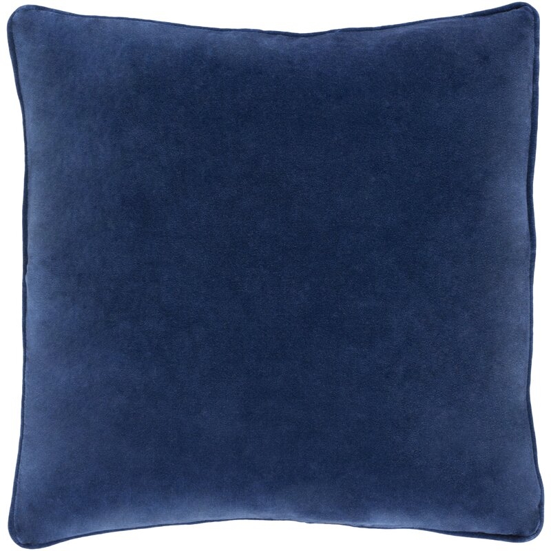 Baylie Square Cotton Velvet Pillow Cover - Image 0