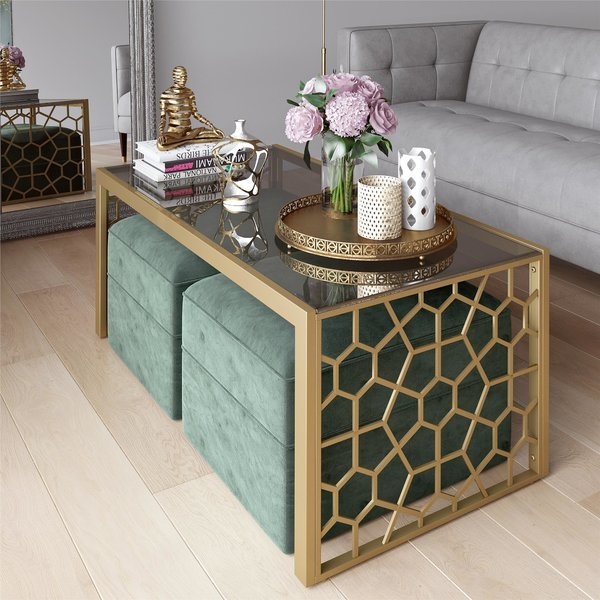 Juliette Glass Top Coffee Table - Image 3