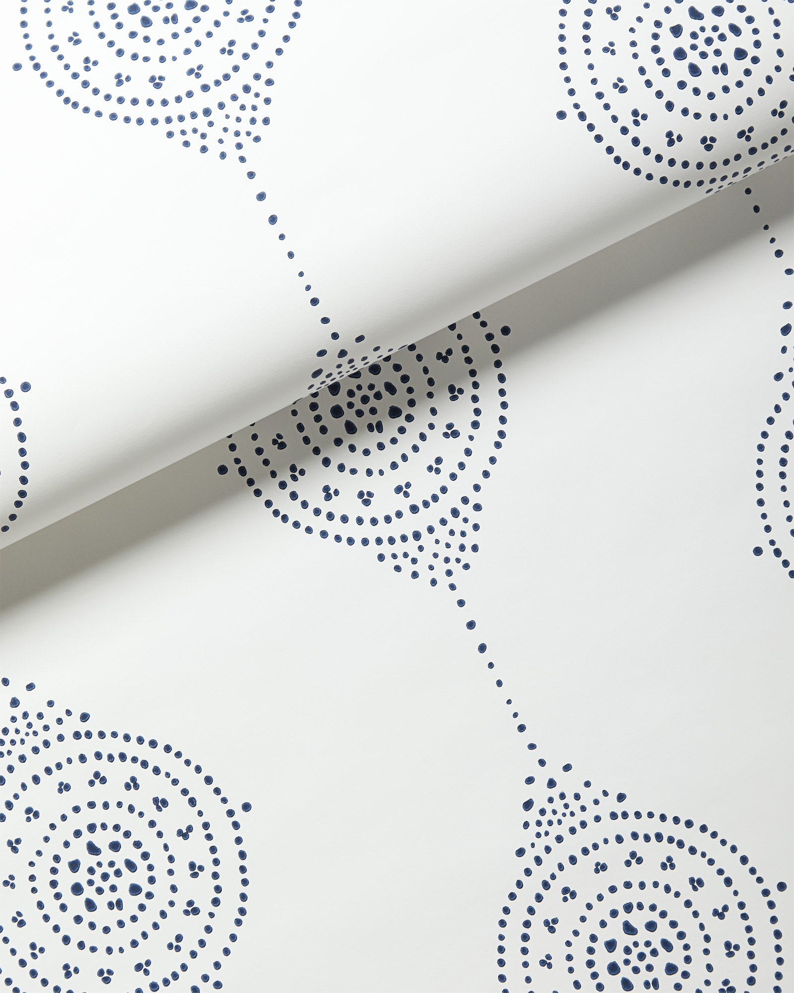 Luna Stripe Wallpaper - Navy - Image 0