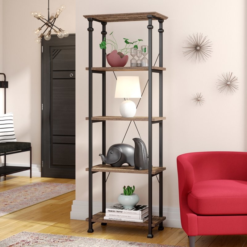 Cabral Etagere Bookcase - Image 1