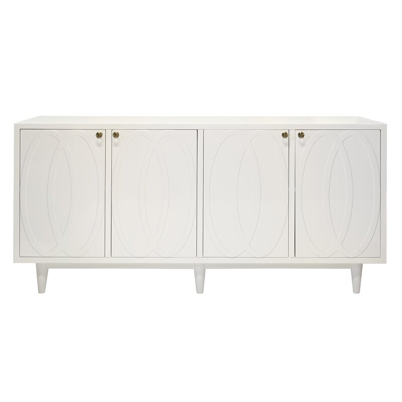 Worlds Away Sideboard / White Lacquer - Image 0