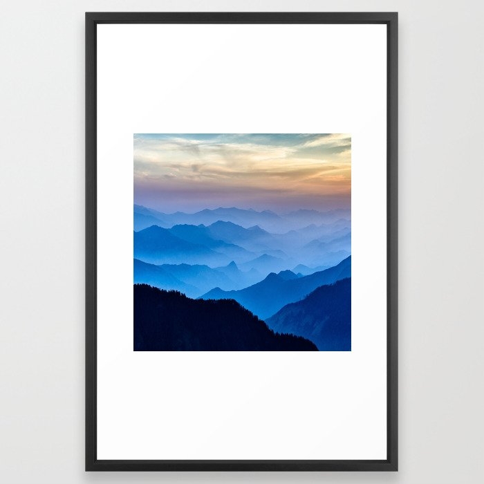 Mountains 11 Framed Art Print - Image 0