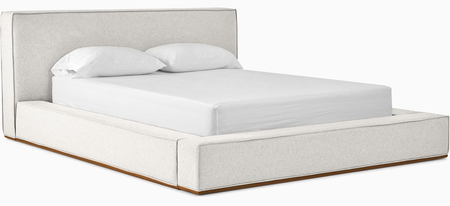 Lucca Bed - Tussah Blizzard - Eastern King - Image 0