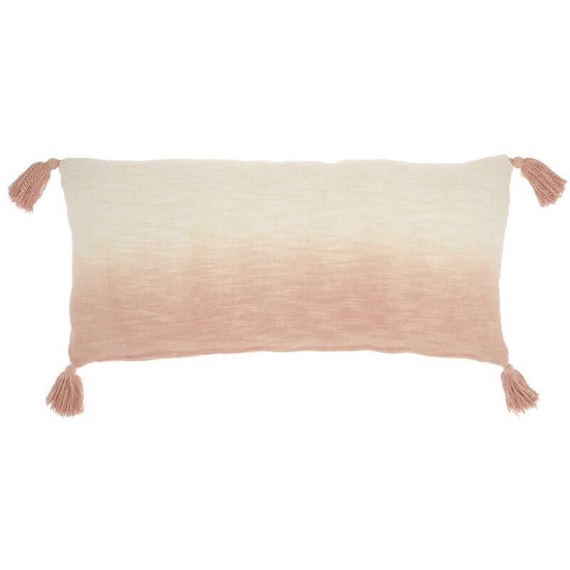 Didomenico Cotton Ombre Lumbar Pillow - Image 1