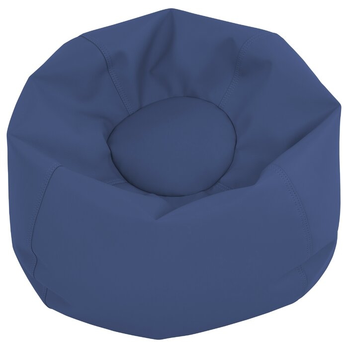 SoftScape Faux Leather Classic Bean Bag - Image 0