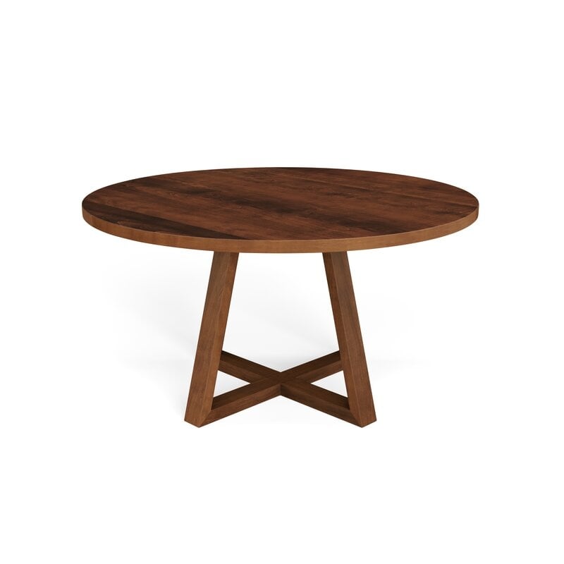 Kandace Dining Table Color: Walnut, Size: 29" H x 42" L x 42" W - Image 0