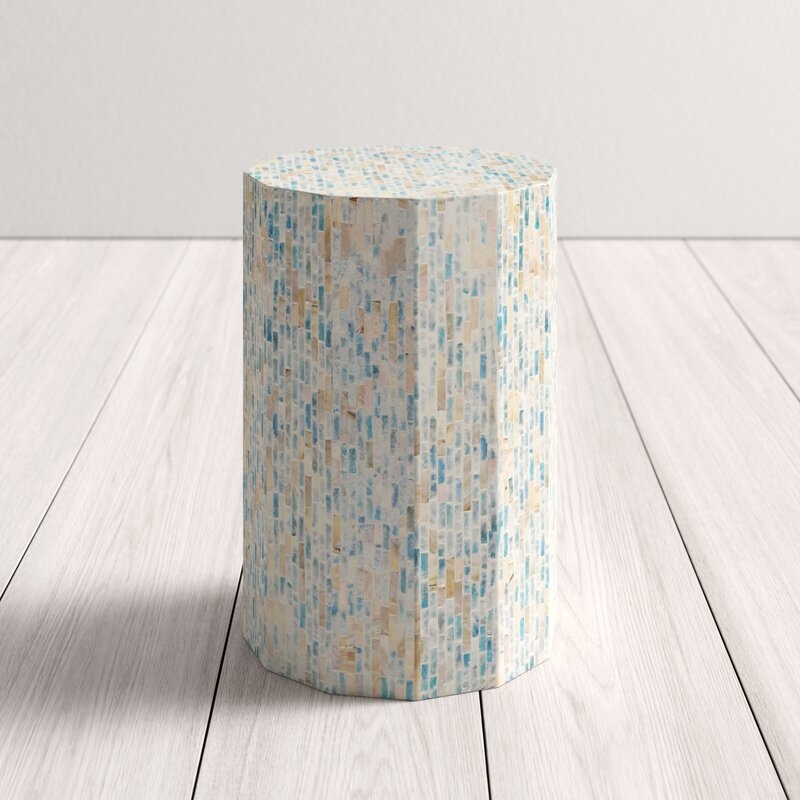 Arsenault Natural Faceted End Table - Image 1