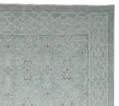 Crispin Handknotted Rug, 9 x 12, Navy - Image 1