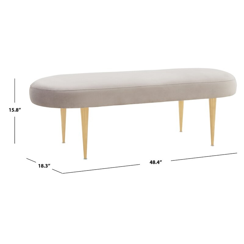 Skye Upholstered Bench - Image 3