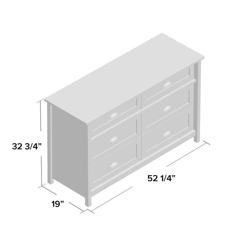 Rossford 6 Drawer Dresser - Image 5