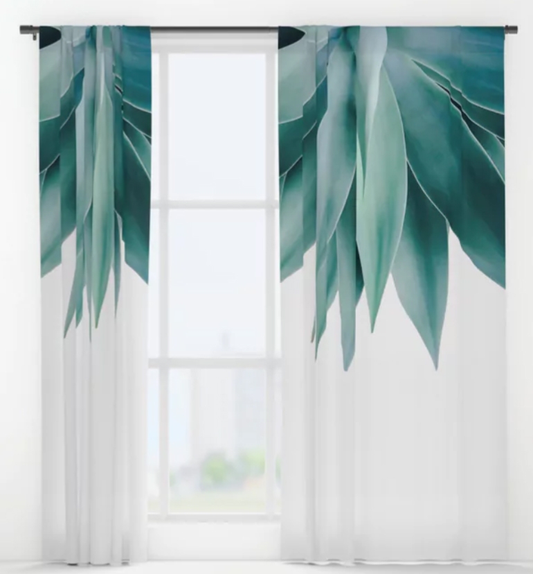 Agave fringe Window Curtains - Image 0