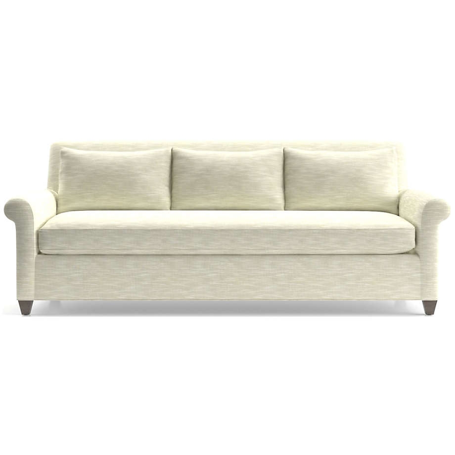 Cortina Sofa - Fabric: Winward, Sand Leg:Smoke Cushion:Natural Lee - Image 0
