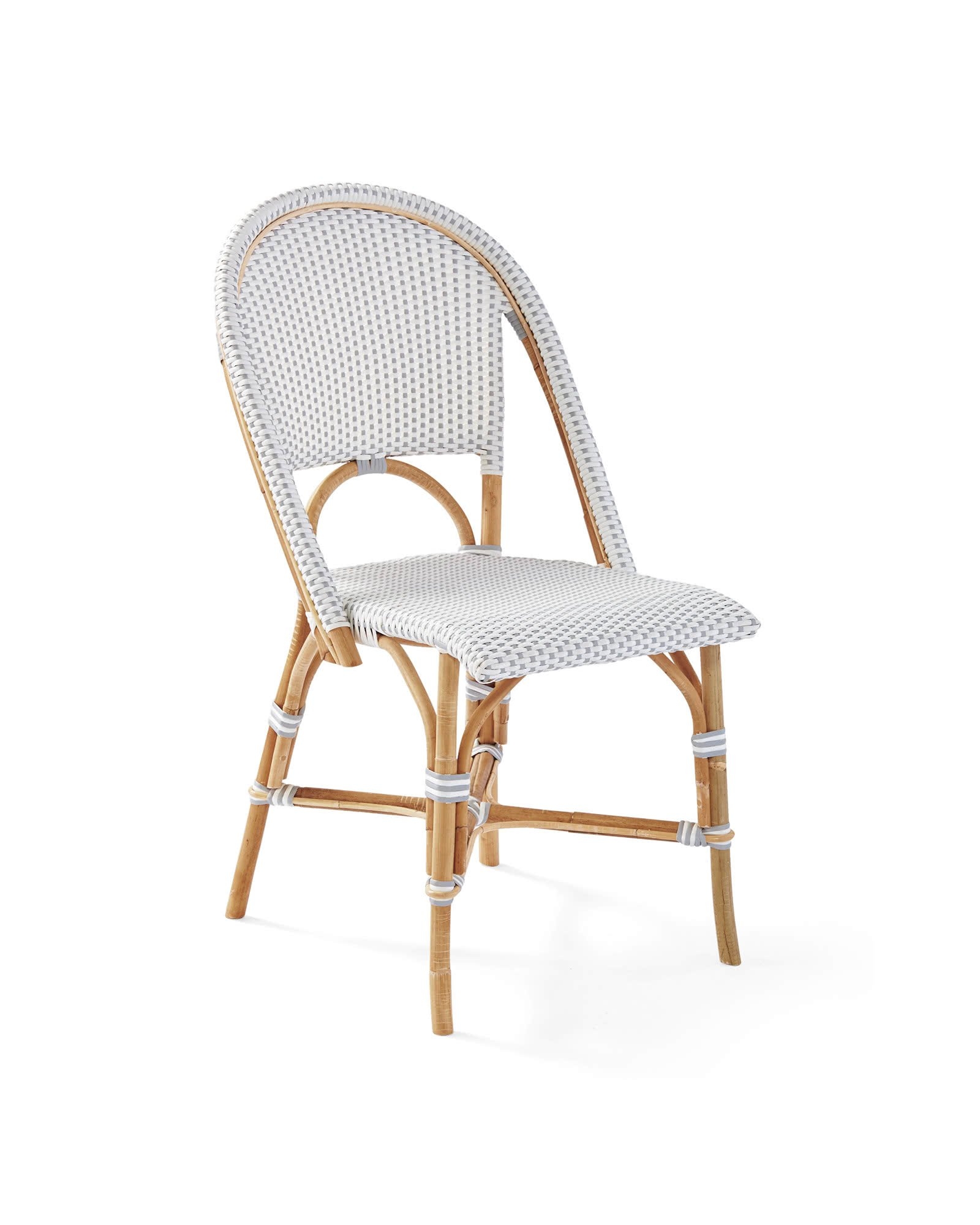 Sunwashed Riviera Rattan Dining Chair - Mist - Image 0