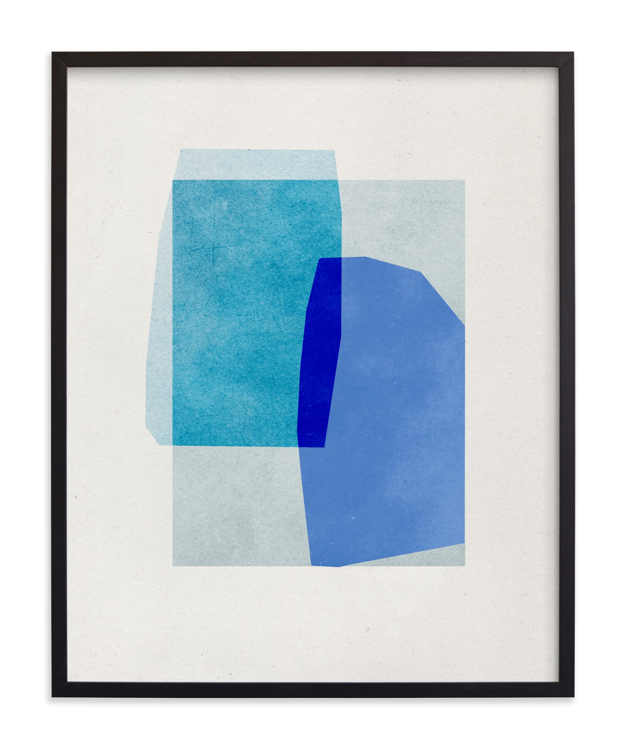 Blue Abstraction Open Edition Fine Art Print - Image 0