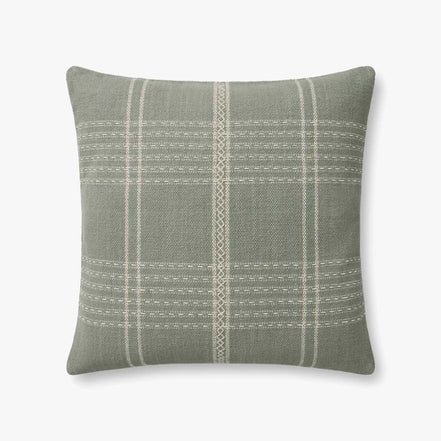 PILLOWS PMH0014 SAGE 22" x 22" Cover w/Down - Image 0