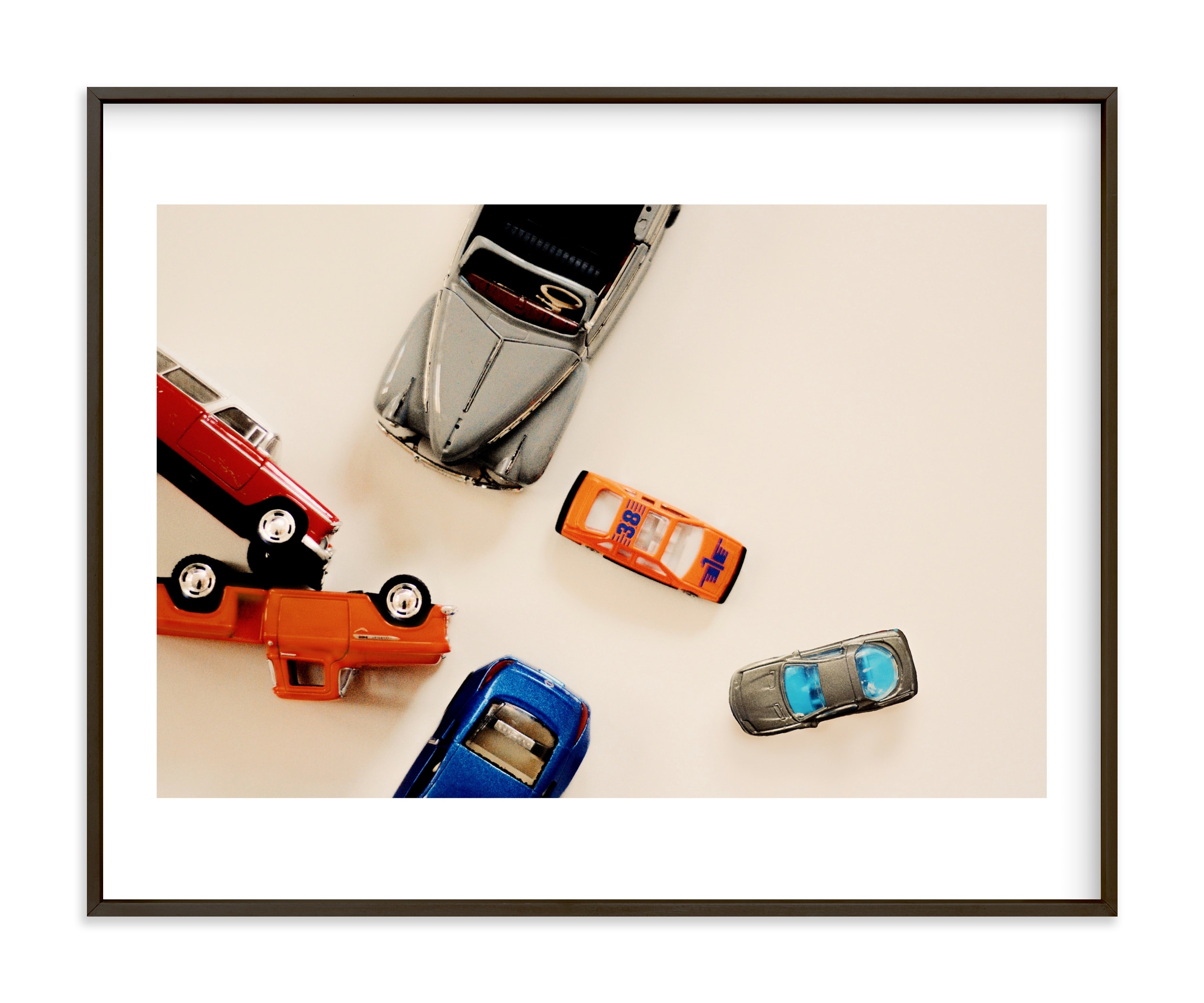 Toy cars wall art /  20.5" X 16.5" - Image 0