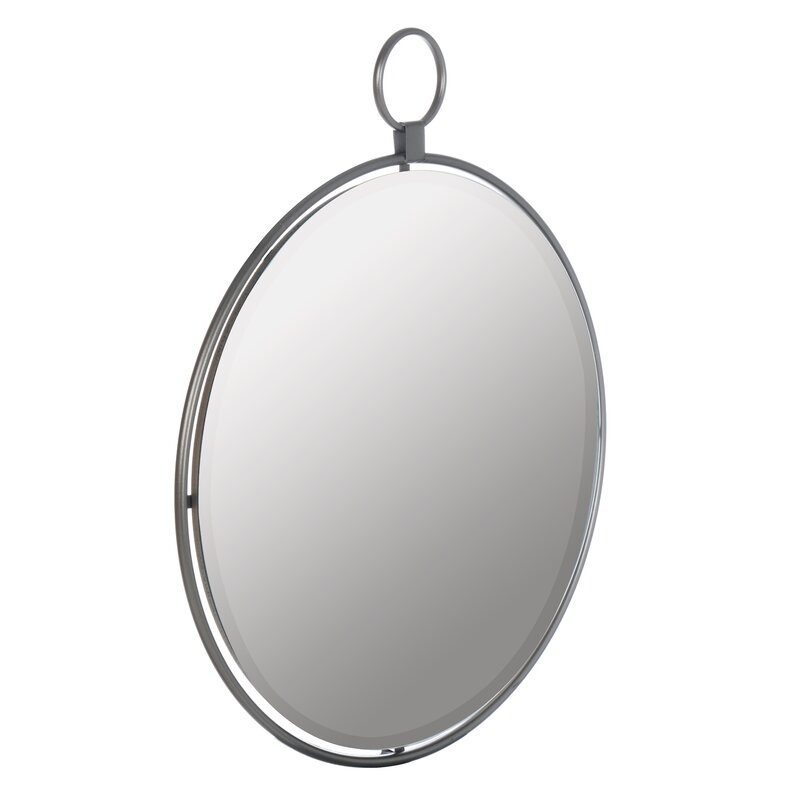Matthias Traditional Beveled Accent Mirror / Silver - Image 1