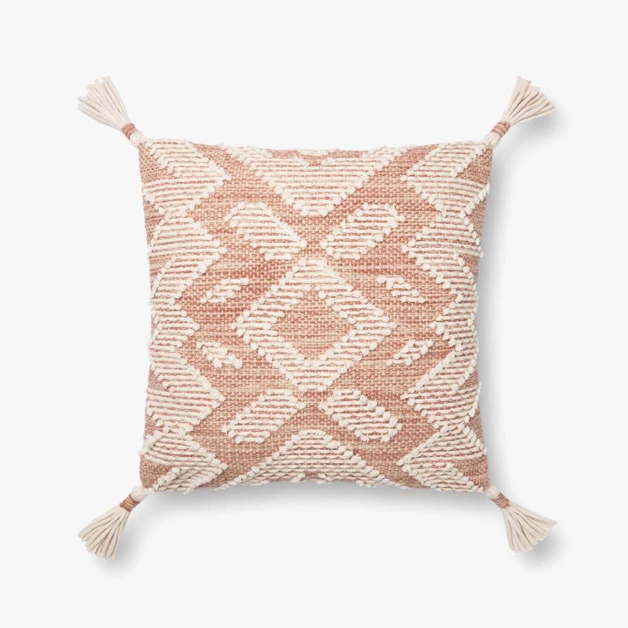 P1147 MH Blush / Natural - 18" x 18" - Poly Filled - Image 0
