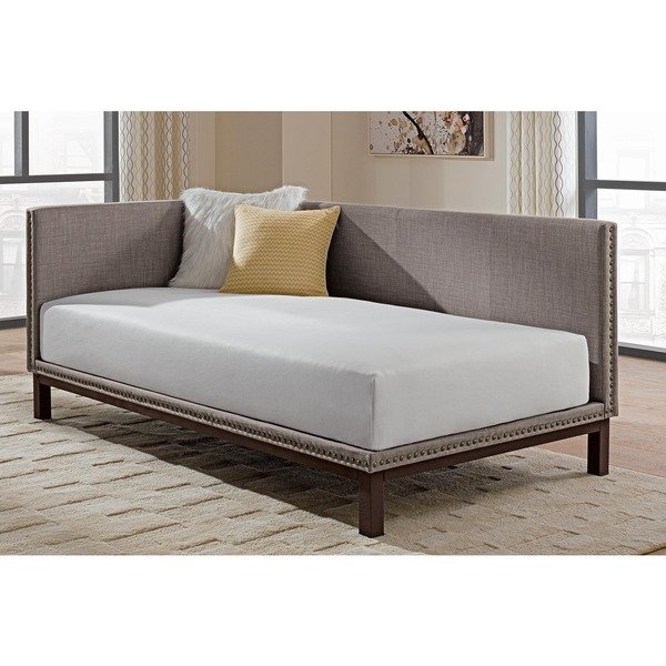 Avenue Greene Mid-century Grey Upholstered Modern Daybed - Image 4