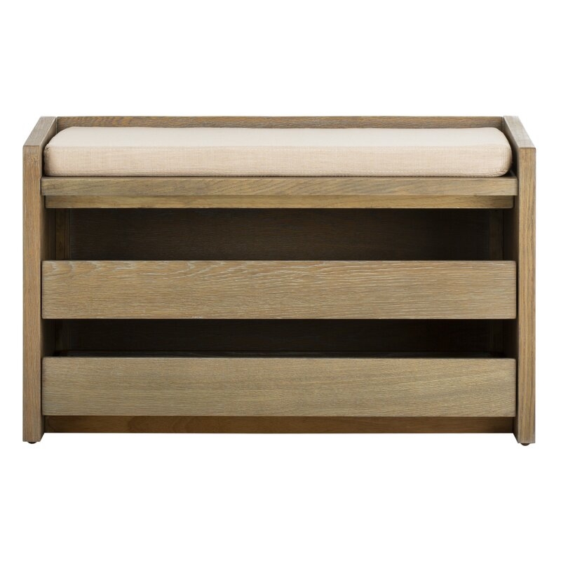 Byron Wood Storage Bench - Image 0